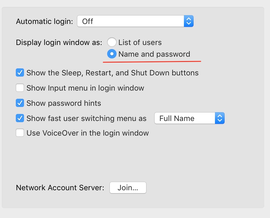 Procédure pour supprimer votre nom d'utilisateur de la fenêtre de login d'OS X